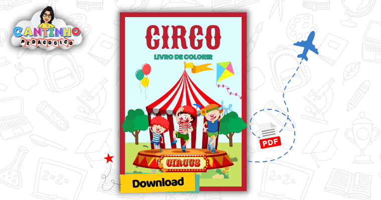 Dia do Circo: Livro para Colorir