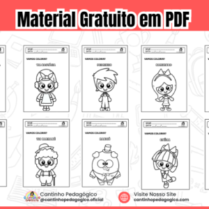 Personagens do Sítio do Pica Pau Amarelo Para Colorir