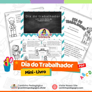 Mini-livro de Matemática – Dia do Trabalhador