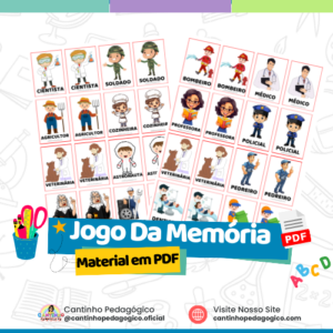 Jogo da Memória: Aprenda Profissões de Forma Lúdica!