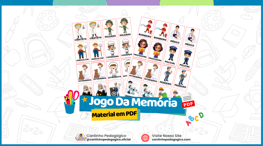 JOGO DA MEMORIA PROFISSOES 3