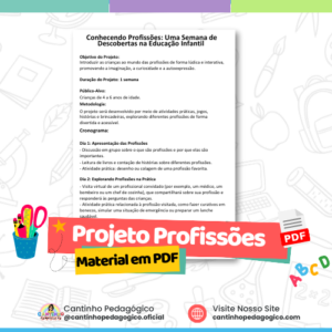 Projeto Profissões Para Educação Infantil