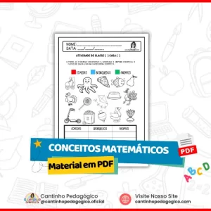 Atividade Sobre Conceitos Matemáticos – Classificação