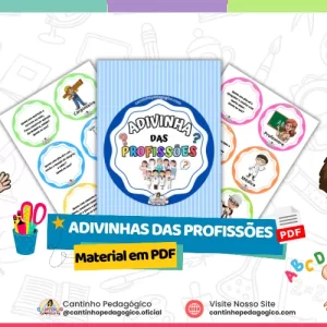 Adivinhas das profissões para imprimir