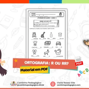 Atividade sobre ortografia: é com R ou RR?