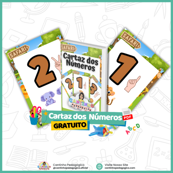 Cartazes dos Números para Educação Infantil (PDF)