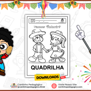 Vamos Colorir – Quadrilha Junina