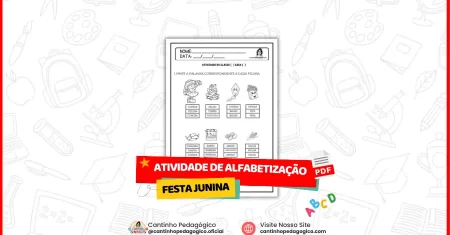 Atividade pronta sobre festa junina