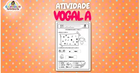 Atividade Sobre a Vogal A para Imprimir