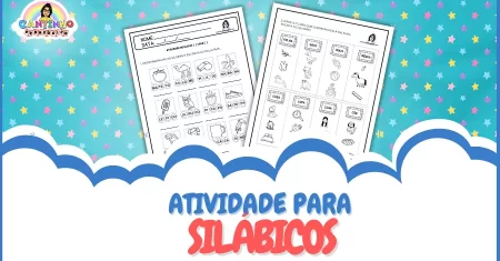 Atividade para Alunos Silábicos Avançarem de Nível