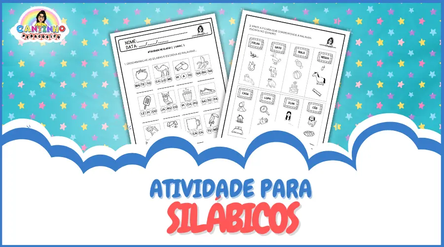 Atividade para Alunos Silábicos Avançarem de Nível