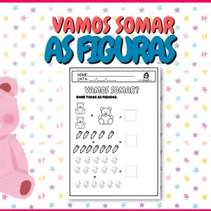 Vamos Somar as figuras – Atividade de Matemática em PDF