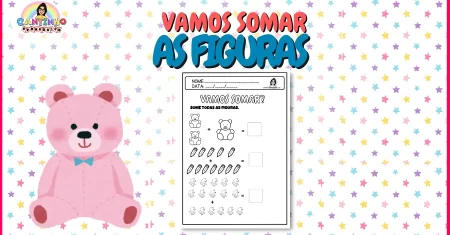 Vamos Somar as figuras – Atividade de Matemática em PDF