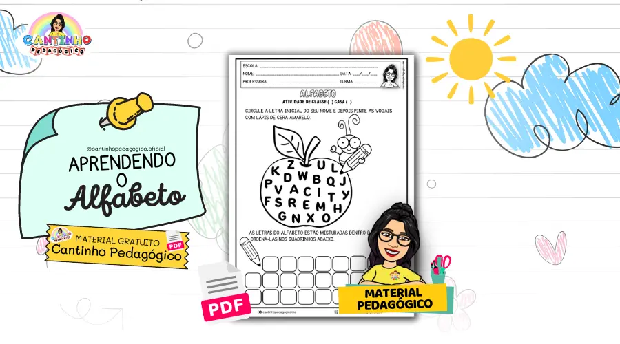 Atividades de Alfabetização para Crianças: Aprenda e Brinque com Nossos PDFs Educacionais