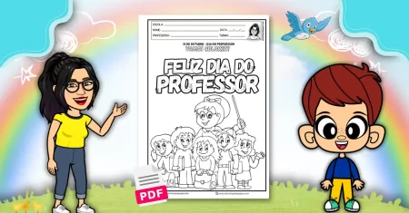 Atividade de Colorir para o Dia dos Professores