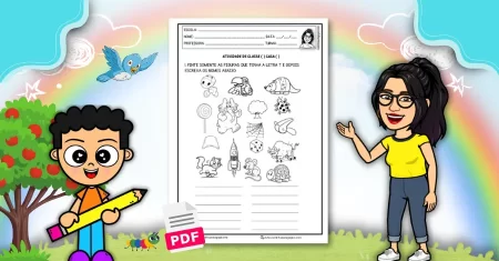 Atividades Educativas Alinhadas à BNCC: Trabalhando com a Letra T na Alfabetização Infantil