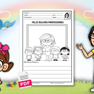 Feliz Dia dos Professores: Atividade de Homenagem para Educação Infantil