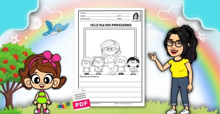 Feliz Dia dos Professores: Atividade de Homenagem para Educação Infantil