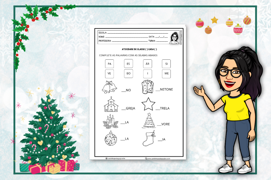 Atividades de Natal para Educacao Infantil Desenvolvendo a Linguagem e a Interpretacao