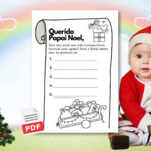 Cartinha para o Papai Noel: Desenvolvendo a Escrita Criativa e a Expressão na Educação Infantil