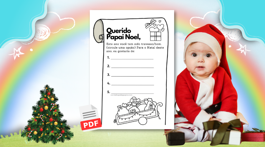 Cartinha para o Papai Noel: Desenvolvendo a Escrita Criativa e a Expressão na Educação Infantil