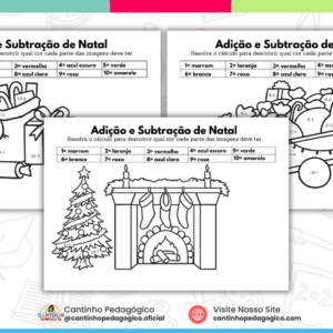 3 Atividades de Adições e Subtrações Natalinas