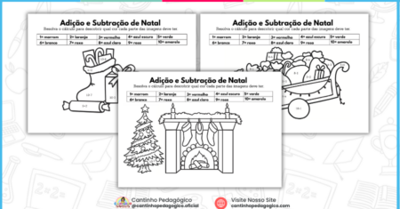 3 Atividades de Adições e Subtrações Natalinas