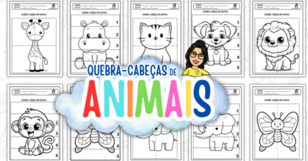 16 Quebra-Cabeças de Animais para Estimular o Desenvolvimento Infantil