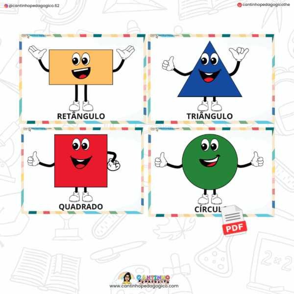 Cartaz das Formas Geométricas